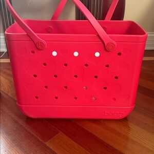 Bogg Conversation Hearts Red Tote Bag-Original Bogg Bag NEW with tags!